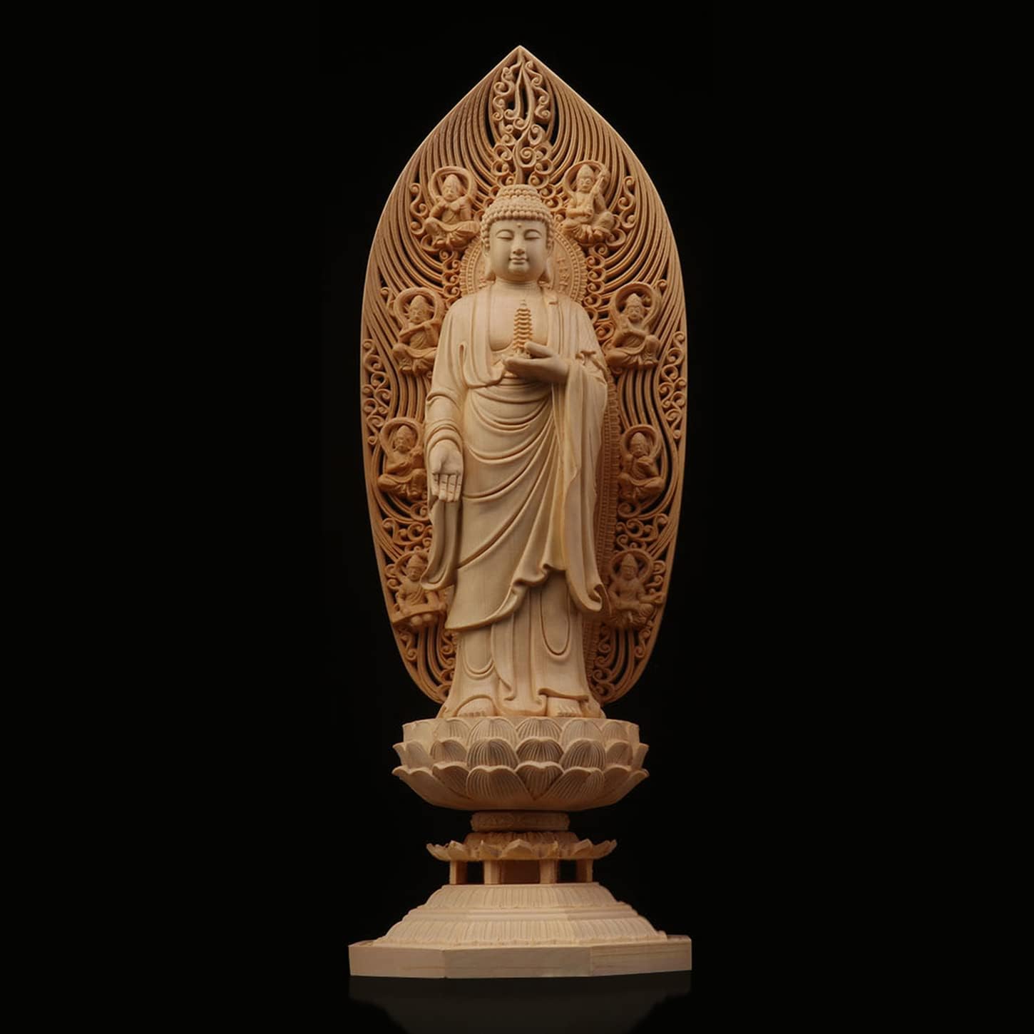 RIYAK リヤク BASIC ベーシック 彩色不動明王 LY-BFDSK 木製仏像