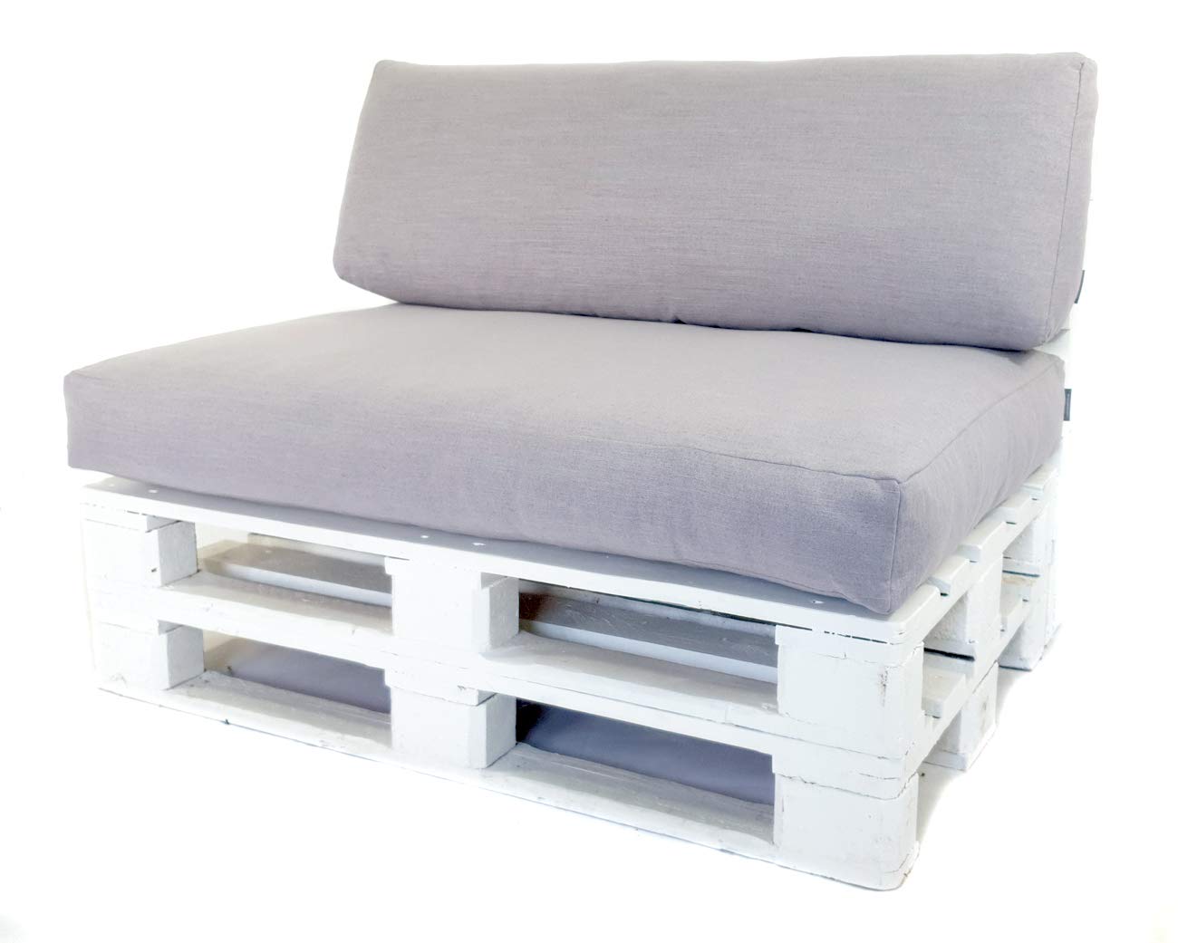 Cuscino per Pallet Euro MH-UQ-01 - Dimensioni 60 x 60 x 15 cm, Grigio Chiaro
