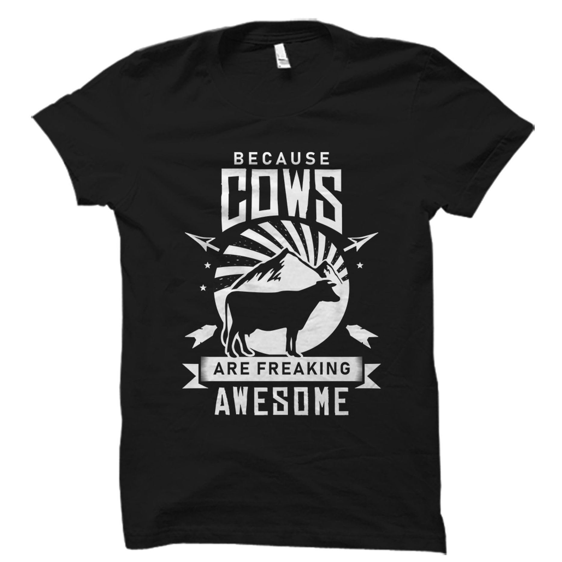Tee Shirt Cow Farmer Gift Rancher Gift Cow Shirt Barn Gift Country Shirt Cow Lover Cow Lover Shirt Cows Are Really Awesome Shirt