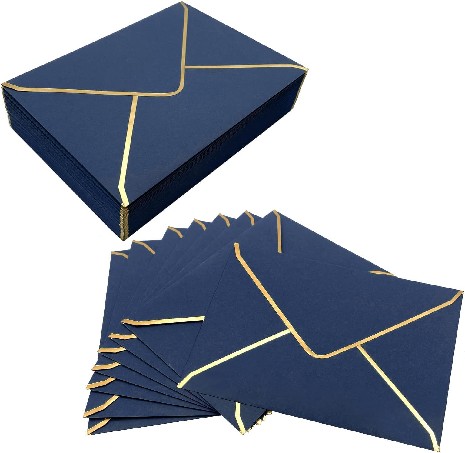 50 PCS A7 Invitation Envelopes, 5x7 Envelopes for