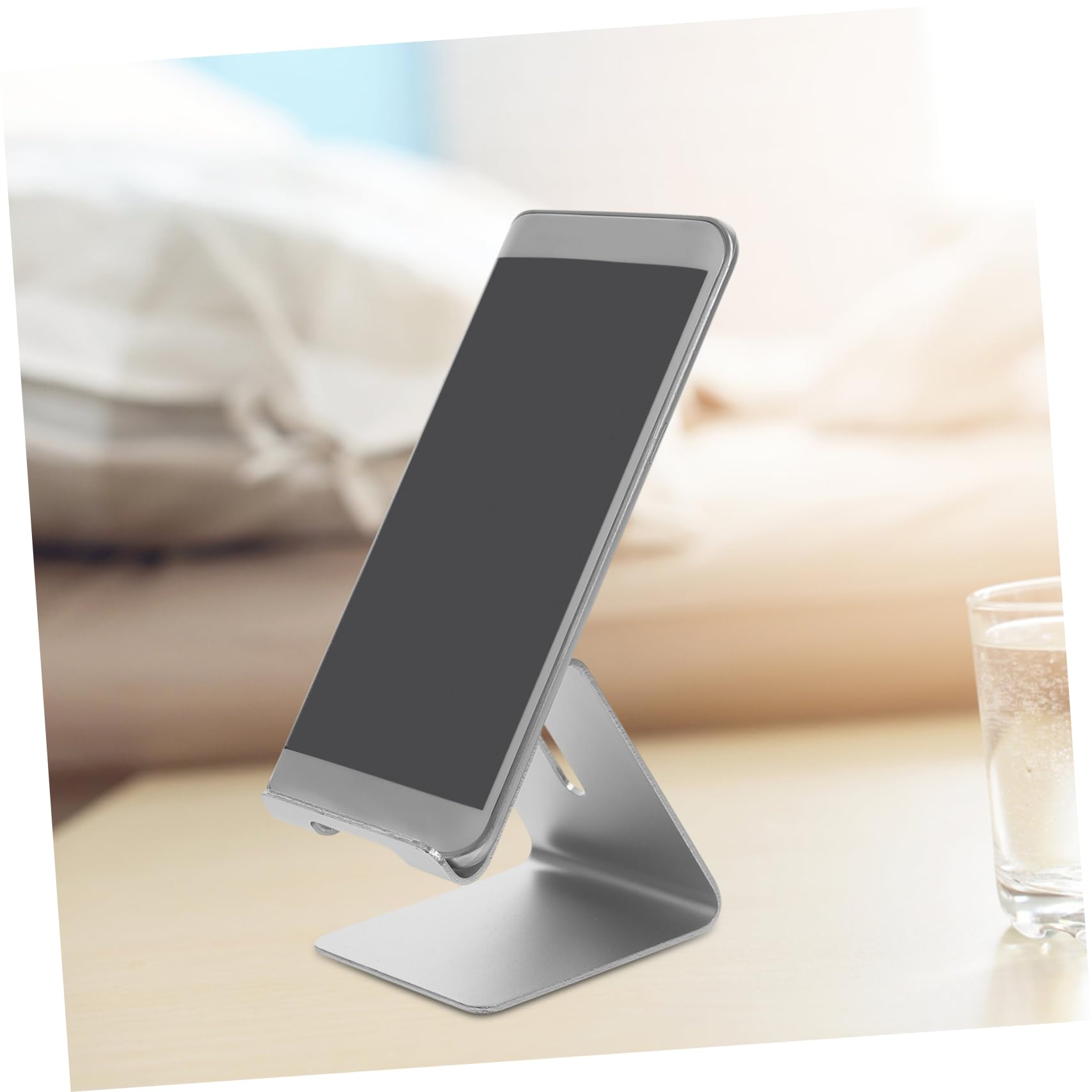 OSALADI 6pezzi Supporto Per Telefono Da Scrivania Alluminio Di Supporto Per Smartphone e Tablet Design Stabile e Pratico Per Ufficio e Casa