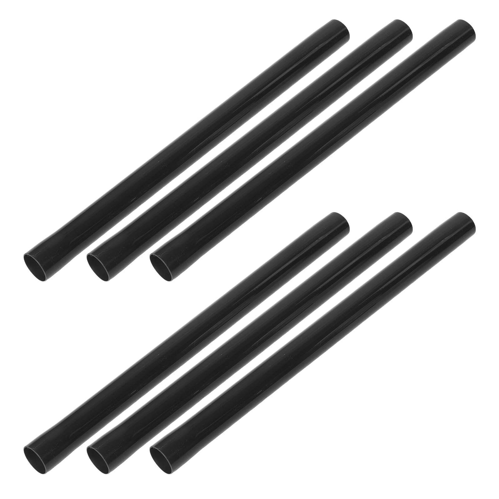 Raccord de Tuyau D'aspirateur 32mm, Lot de 6 en Plastique Noir