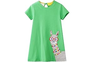 Llama Easter Toddler Girl Dress