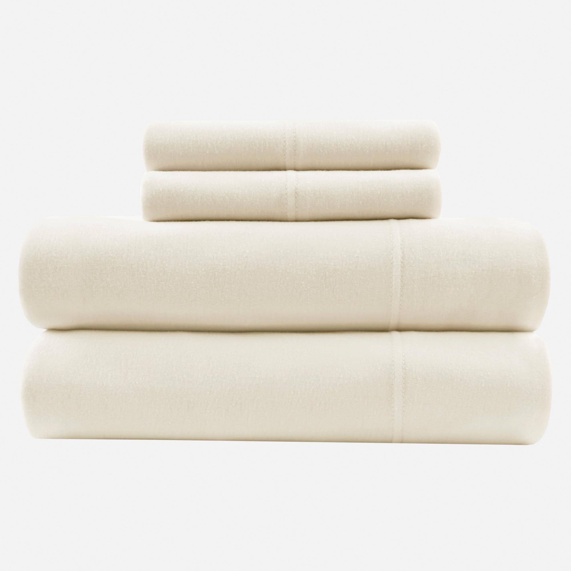 Intelligent Design Sheet Set Cotton Jersey Knit Blend, Soft & Breathable Sheets All Season Cotton Blend Sheet Set Feels Cool & Smooth, Deep Pocket Fits Up to 16" Mattress, Twin Oatmeal 3 Piece