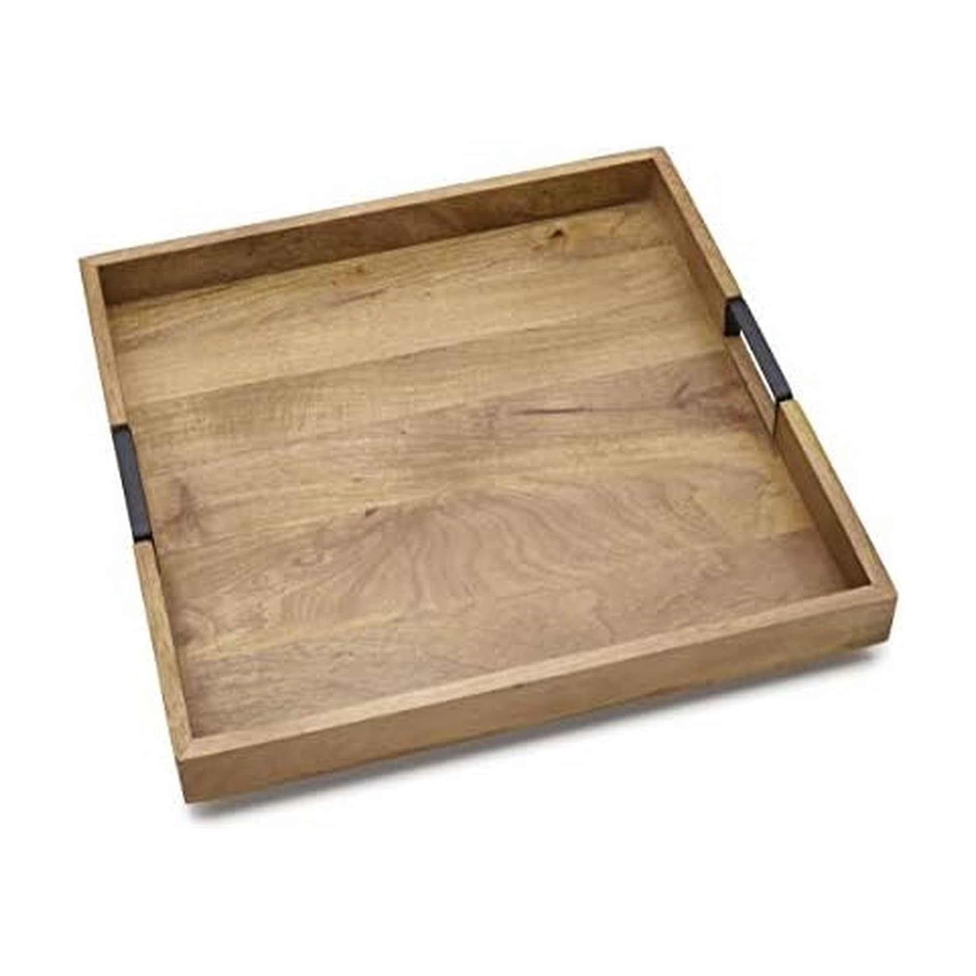 5261665 Square Lazy Susan Serving Tray, 18-Inch, Mango