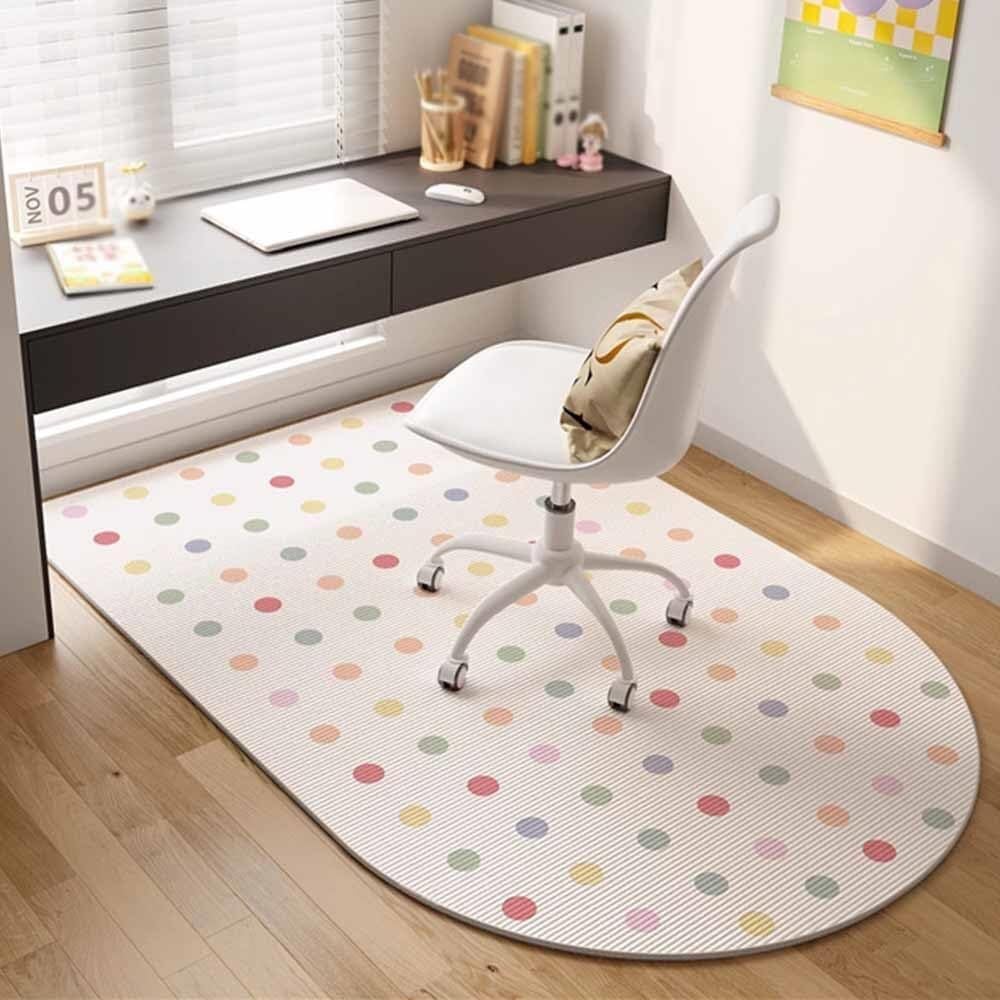 SSDDLZEQ Premium durable range Multifunctional Wooden Floor Protection For Modern Computer And Gaming Chairs(Colored Candy,80x160cm)