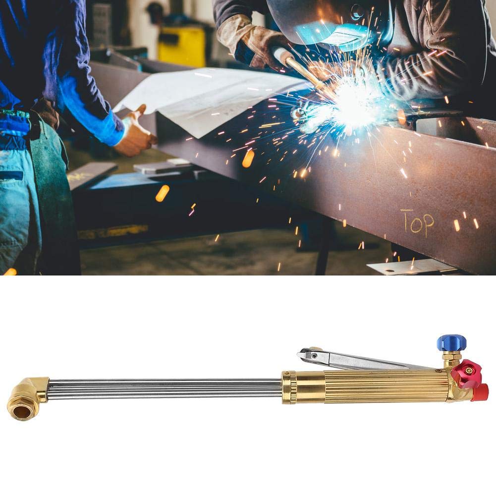 Torche De Coupe Oxy-fuel Portative EVTSCAN 18,5 Pouces - 3 Tubes, Acier Inoxydable, Pour Coupe Métal Jusqu'à 20mm