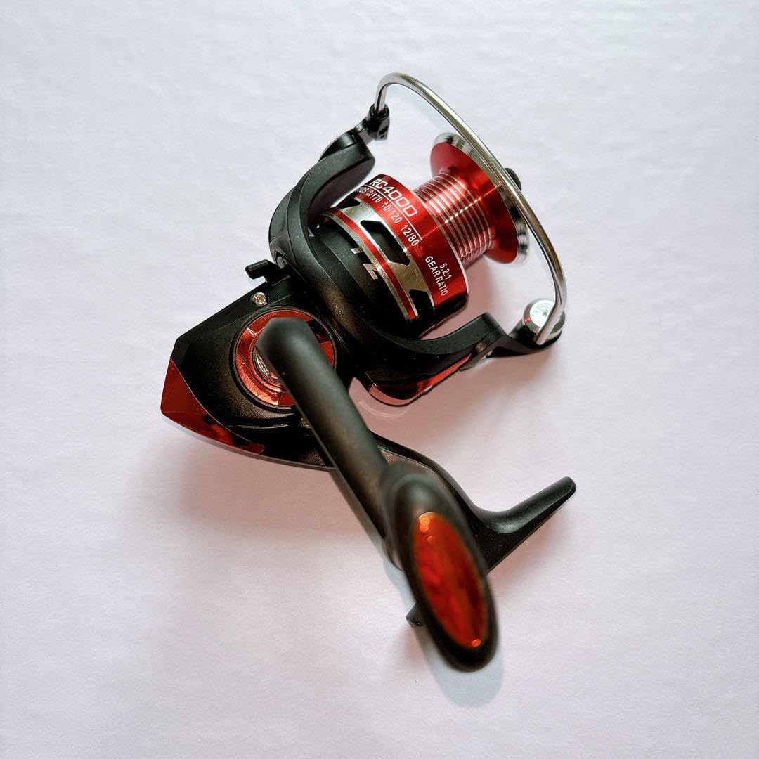 ⭐️ スピニングリール ROMASA RC4000 レッド 赤 釣り スピニングリール RC4000 レッド 釣りリール フィッシング