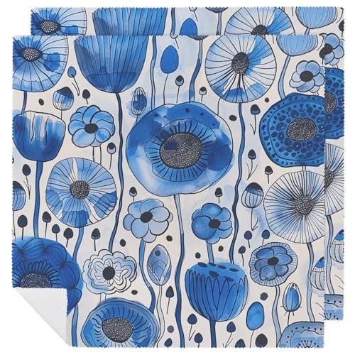 Servilletas de Tela Lavables Estampadas Floral Paquete 2 miniatura 1