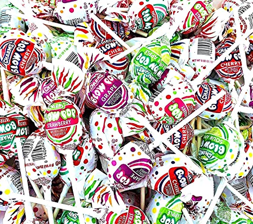 Common Classic Charms Blow Pops - Bulk Sized - Bubblegum Filled Lollipops - **Packaged In A Biodegradable + Re-Sealable Bag!** (1.5 Pound) #TOP5