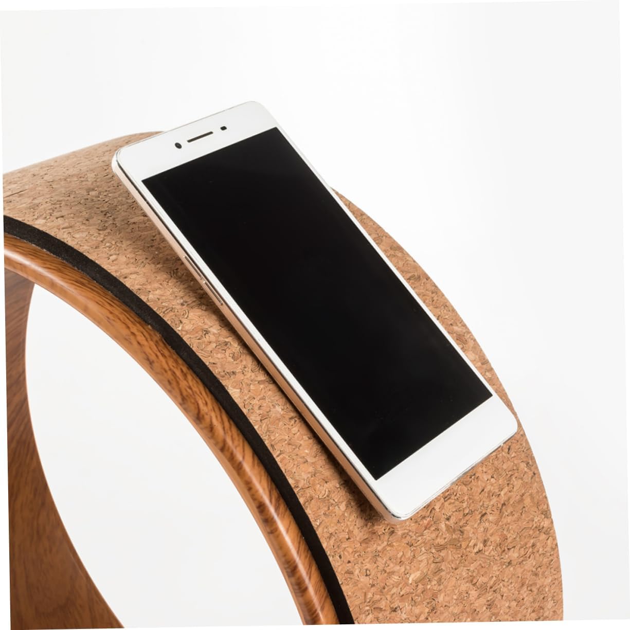 Toyvian Cork Yoga Wheel for Backbend Stretching Fitness Circle Roller Fitness Training Tool Natural Material 1 Piece Suitable for Yoga Practitioners