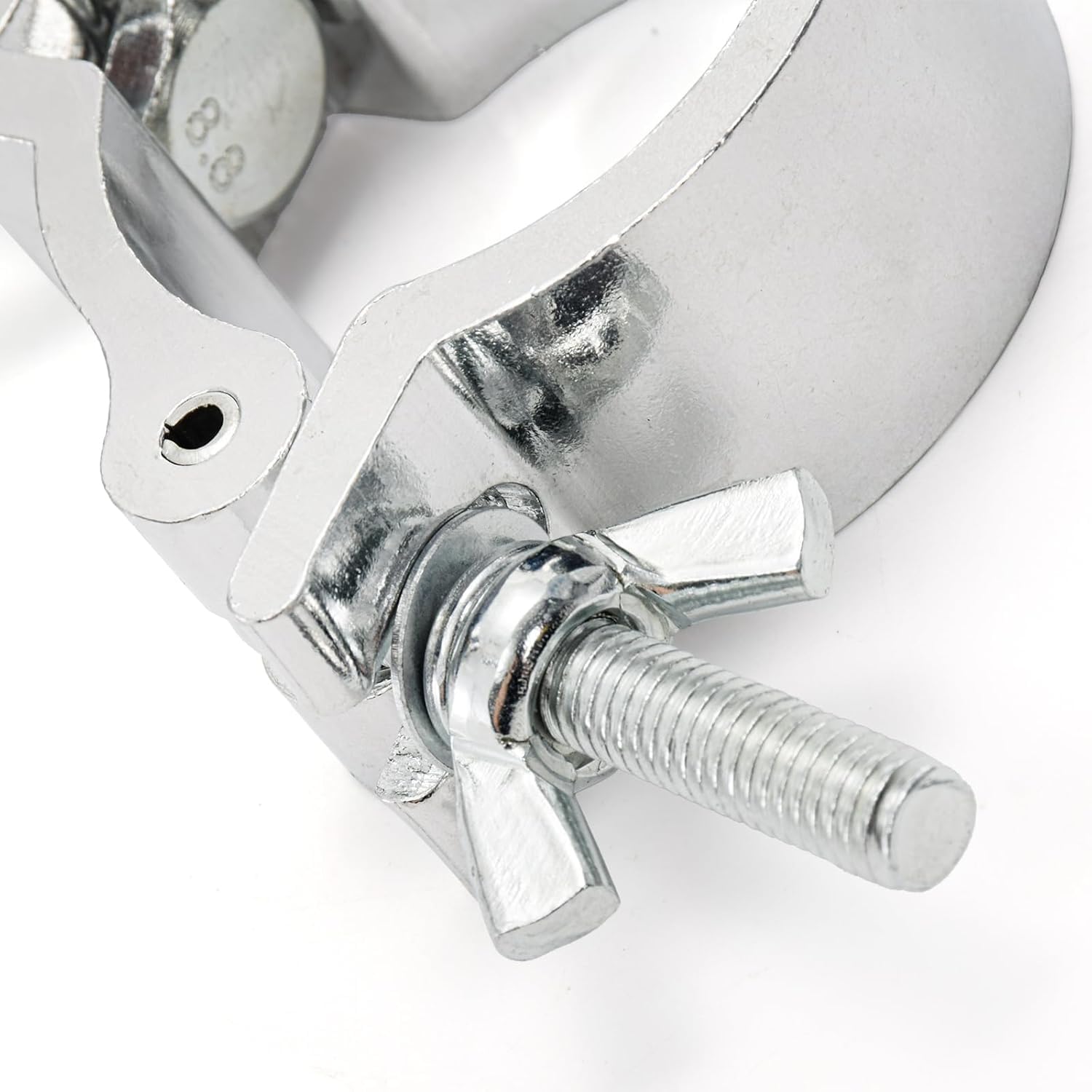 Morsetto Per Luci Da Palcoscenico,10pcs Gancio In Lega Di Alluminio Truss,Per Lampada 48-52mm,100 Kg Di Carico Forte,Per Faretti,Illuminazione Palcoscenico,Accessori Per l'Illuminazione Del Partito