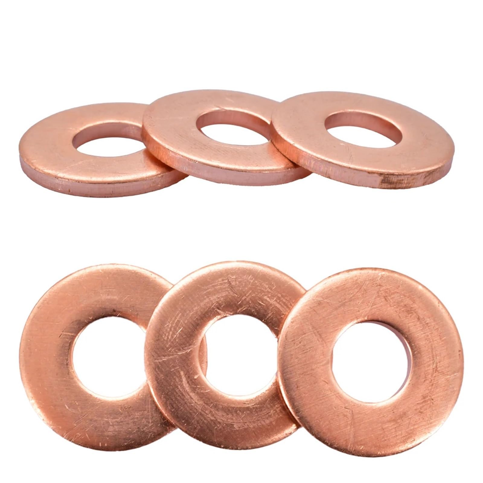 Arandelas de latón Arandelas Arandela Junta Redond 5-40 Uds. Tapones de aceite de cobre puro sólido arandela M5 M6 M8 M10 M12 M14 M16 M18 M20 M22 junta tórica junta de sellado espaciadores de tapones