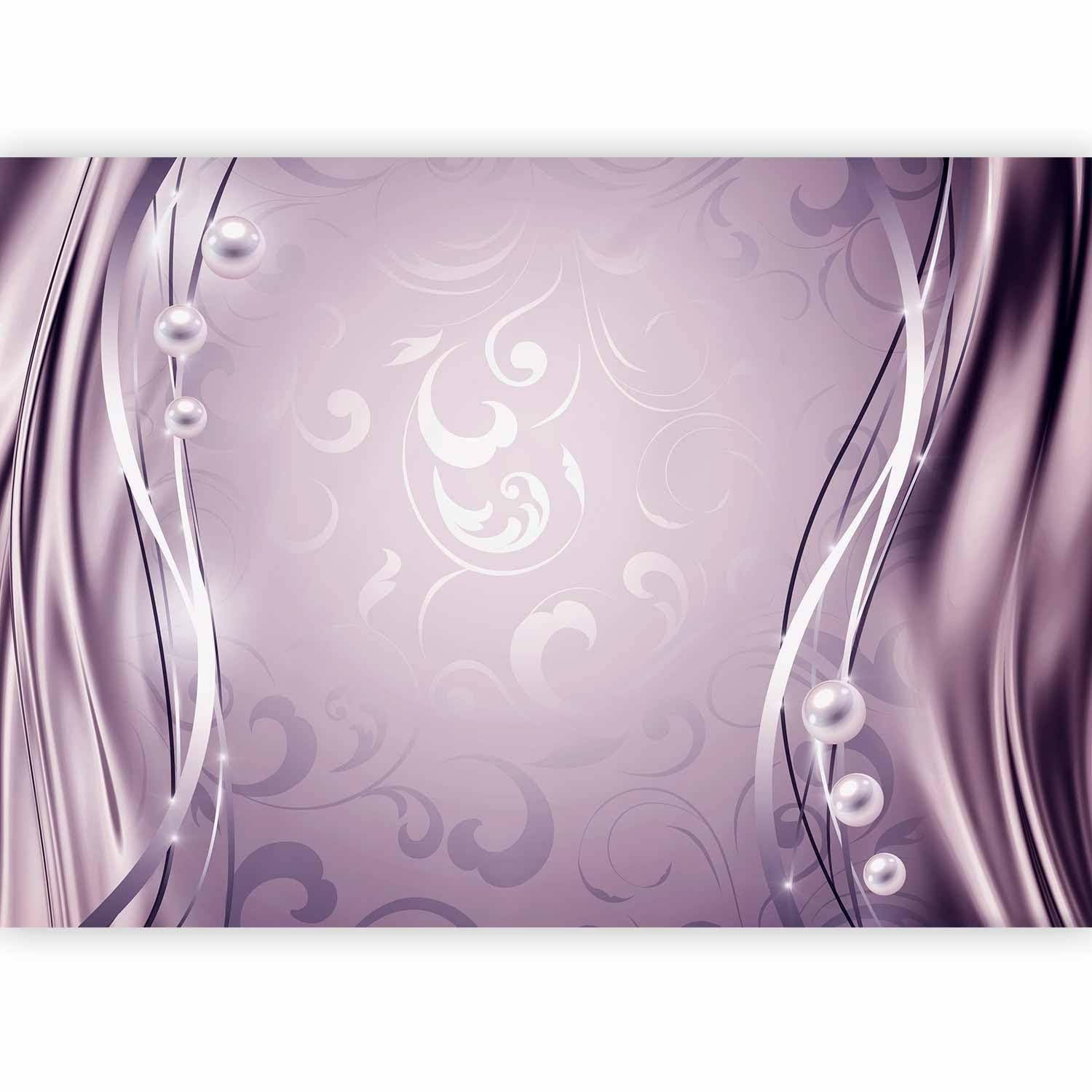 artgeist Wall Mural Purple Abstract 135x101 in - Peel and Stick Self-Adhesive Wallpaper Removable Large Sticker Foil Wall Decor Print Picture Image Design a-A-0014-a-d