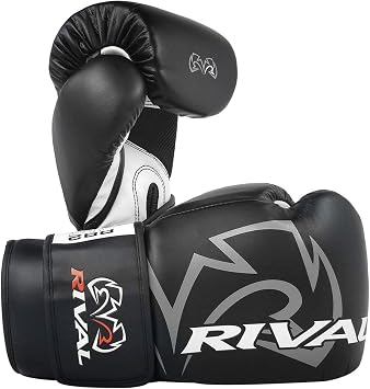 RIVAL Boxing RB2 2.0 Super Bag Gloves, Hook and Loop Closure - High-Density, Multi-Layered Padding, and Breathable Mesh Palm