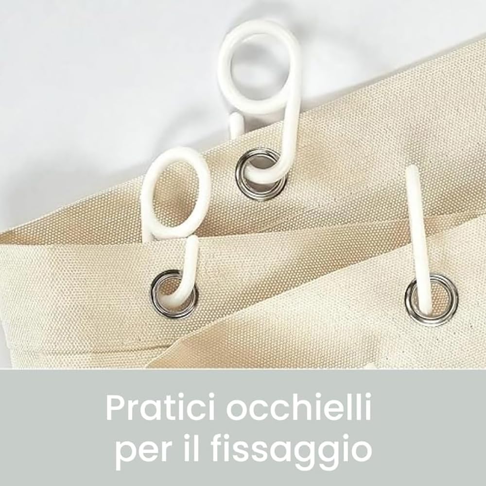 INTRECCI Tenda da Sole Impermeabile a Caduta 290x300 cm per Esterno, Verande e Balconi