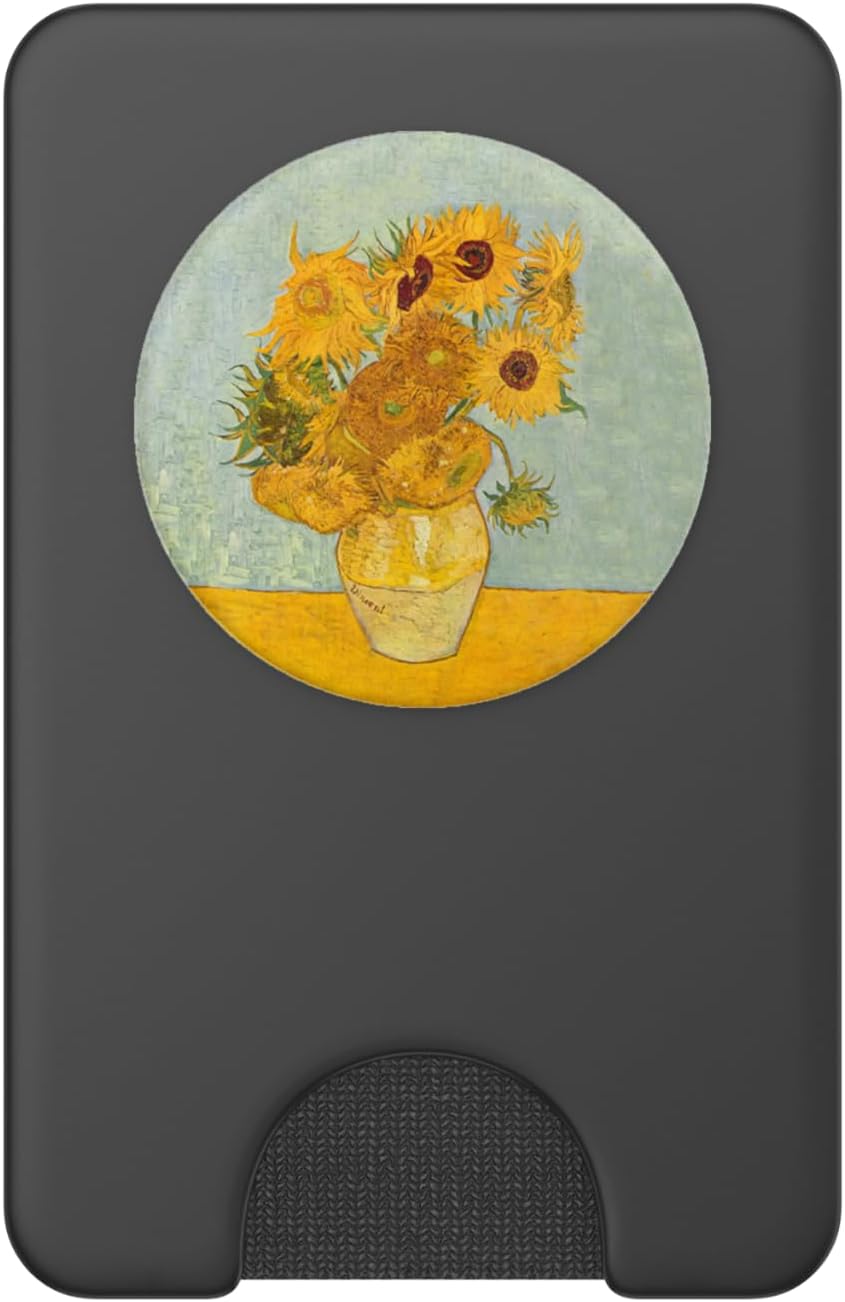Van Gogh Sunflowers Modern Art Painting PopSockets PopWallet for MagSafe