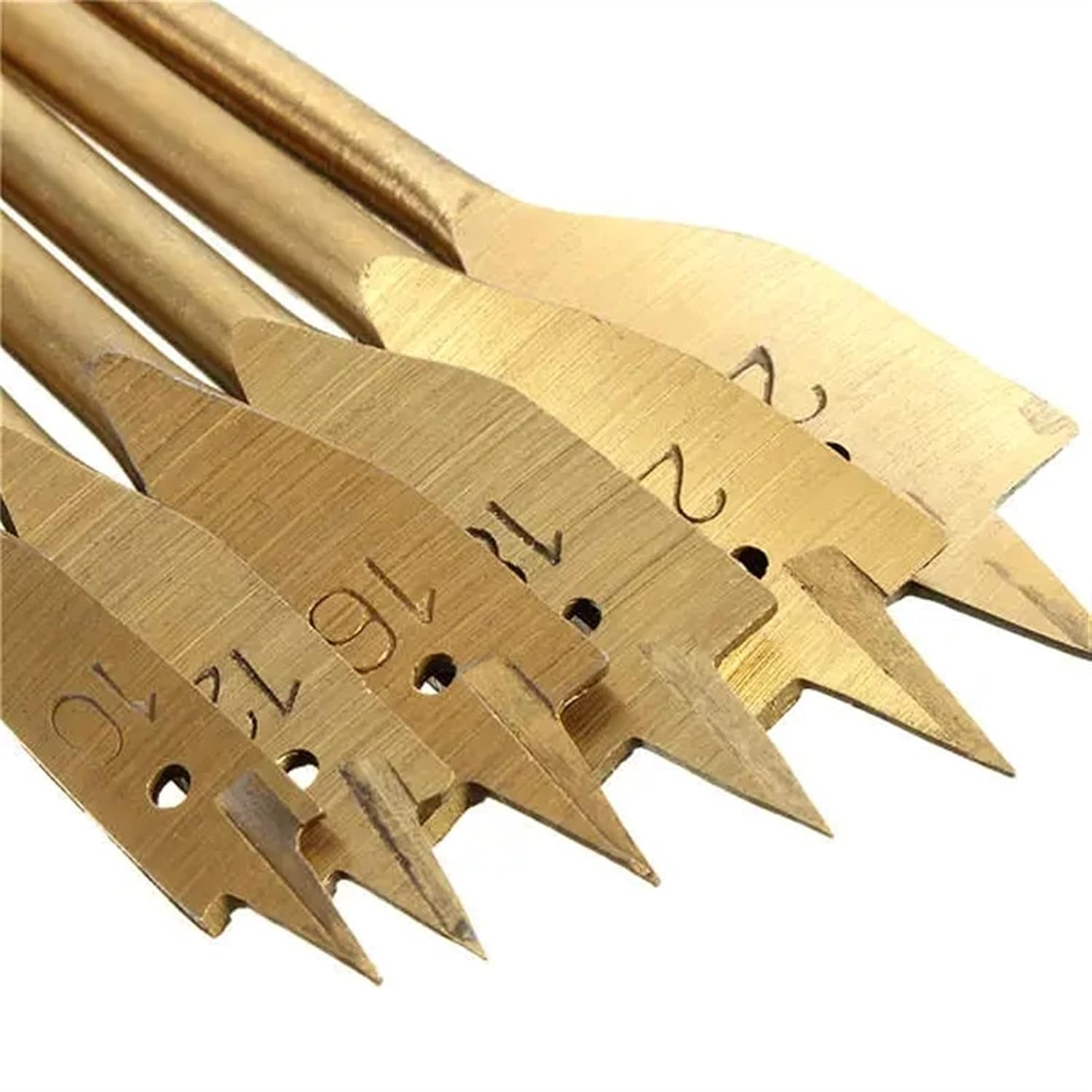 Carbide End Mills Set 6Pcs 1025mm Flat Wood Drill Bit Set