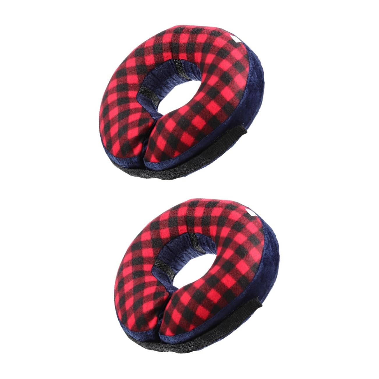 BESPORTBLE 2pezzi Collare Di Gonfiabile Per Gatti e Cani Collare Protettivo Per Comodo e Facile Da Indossare Per Guarigione Ferite e Post-operatoria Design Forma Di Donut