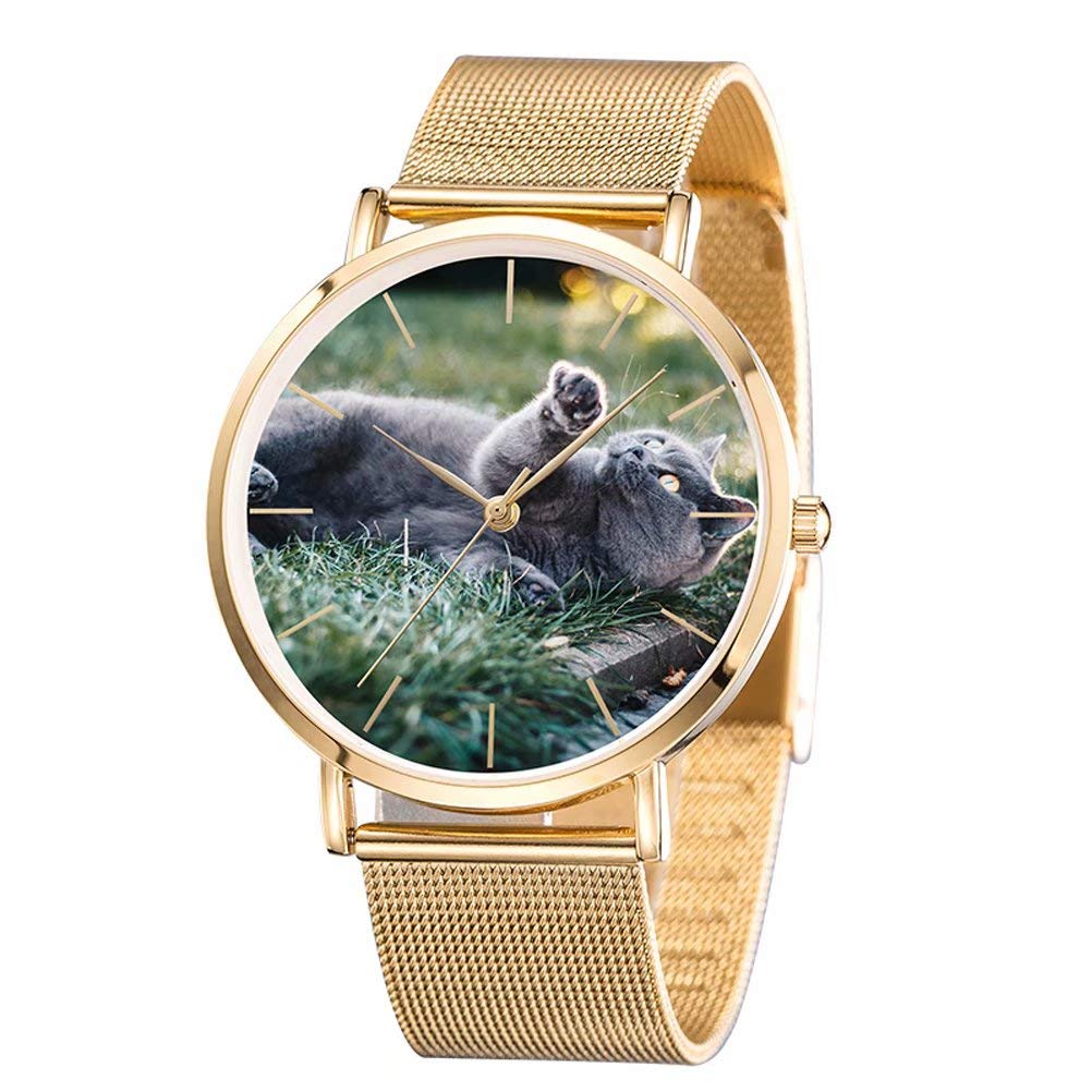 Personalized Customized Wooden Watch with Photo Or Message Double-Side Engraving for Personalized Gift
