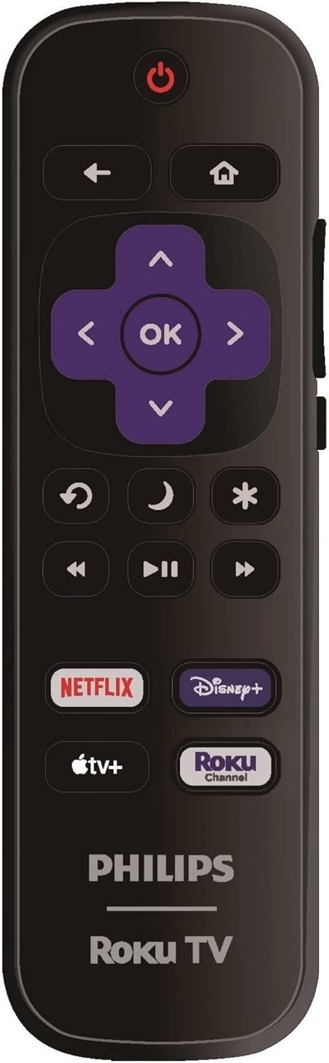 Grehge Remote Control Compatible with All Philips Roku TV Smart TVs ...