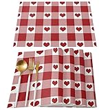 Características: aislamiento térmico, antideslizante, fácil de limpiar, no se decolora, no se deforma. Protege tu mesa con estos manteles individuales duraderos con patrón del Día de la Madre.