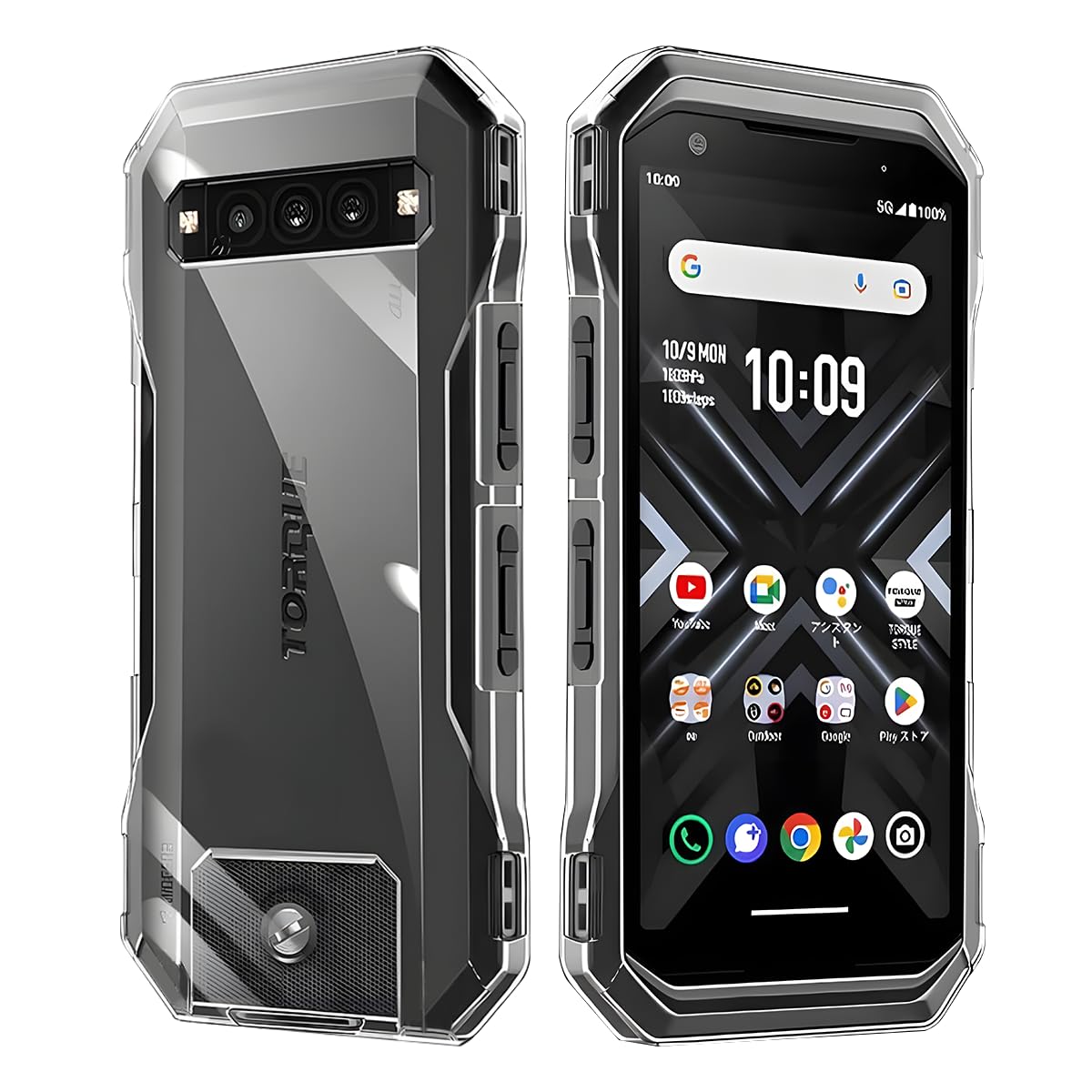 torque 5g ケース クリア 黄変防止 torque 5g kyg01 ケース 薄型カバー 保護ケース TPU素材 トルク5g 用の スマホケース米軍MIL規格取得 すり傷防止 2重構造 耐衝撃
