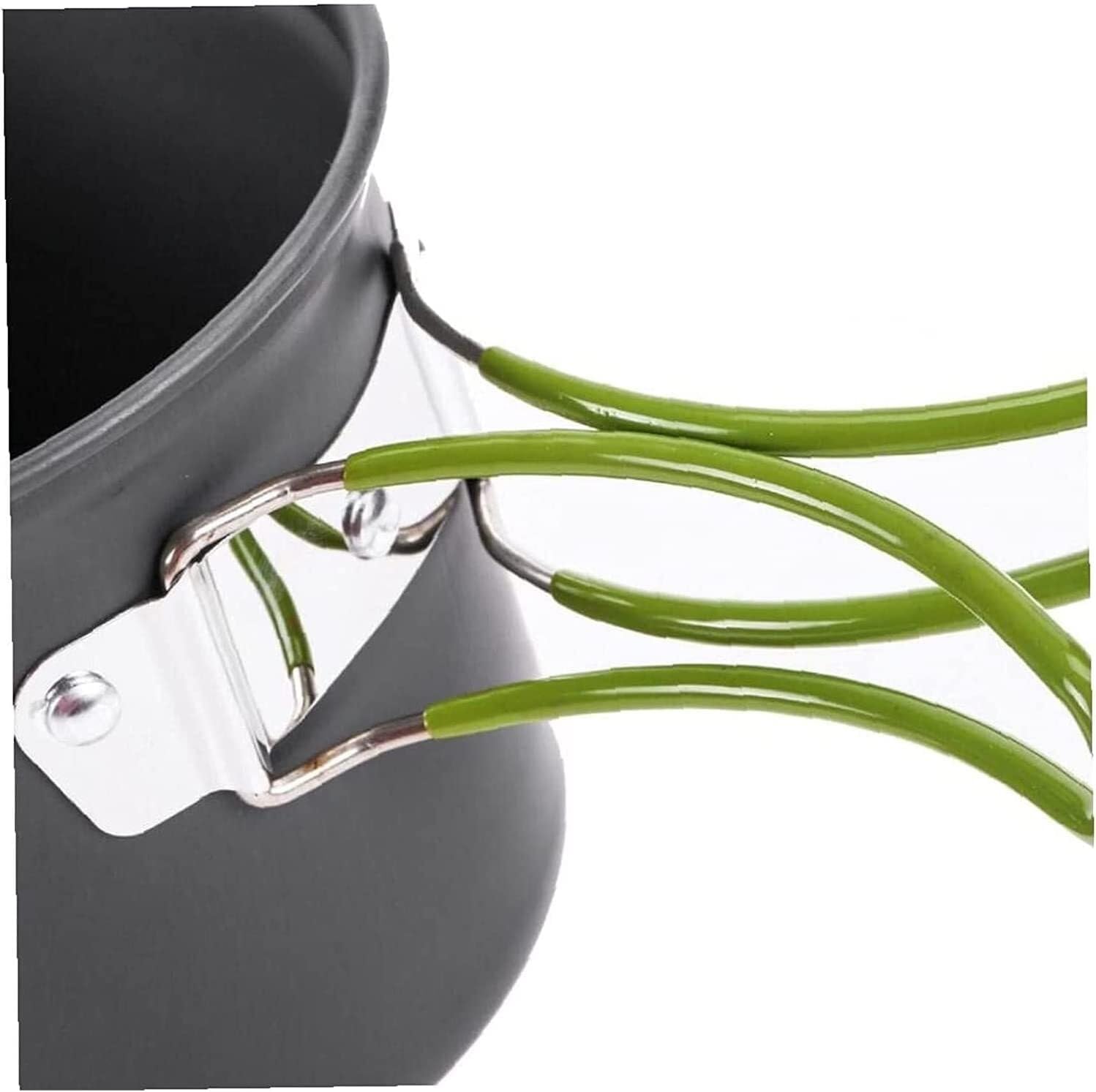 Camping Campfire Utensils, Camping Cooking Sets Portable and Foldable Cookware Kit Cooker Utensil Tool Oven Pot Pan Tableware Backpacking Gear