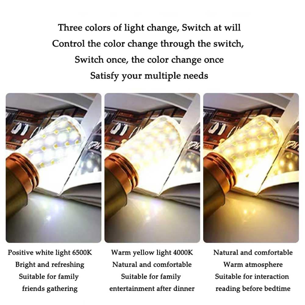 Paquete de 5 bombillas LED de maíz E27 de 30 W, blanco frío de 4000 K (3000 lúmenes) 100 lúmenes por vatio, ángulo de haz de 360°, bombilla LED de maíz de bajo consumo para estadios de estacion