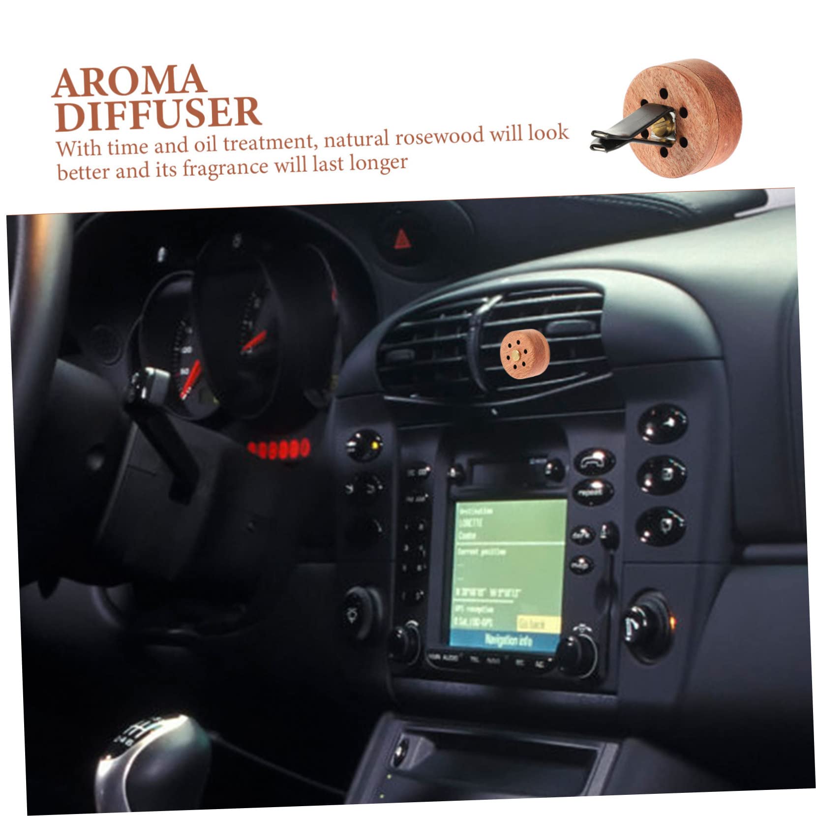 Beaupretty 6piezas Difusor De Esencias para Coche Decoración Aromática para Dormitorio y Portátil y Elegante