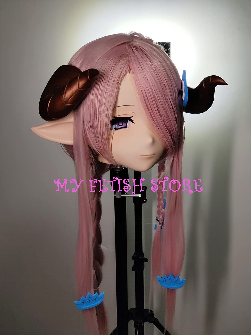 Amazon.co.jp: Resin Female Anime Cosplay Full Head Kigurumi Doll