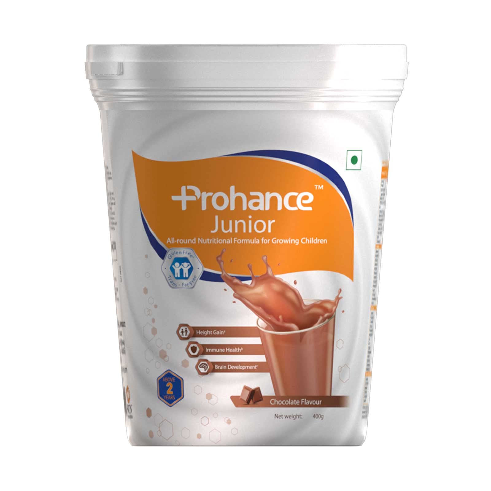 Prohance Toddler Junior 400G - All-Round Nutritional Formula for Growing Children (Chocolate) Powder