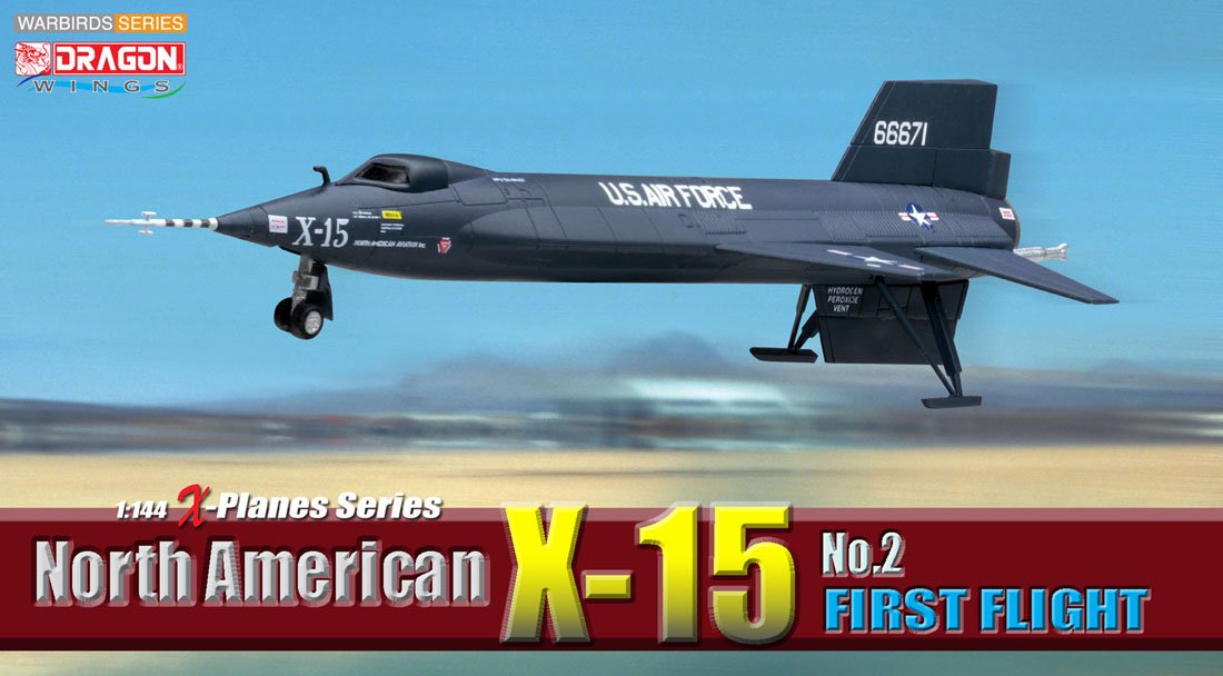 Dragon Models 1/144 North American X-15 No.2, First Flight