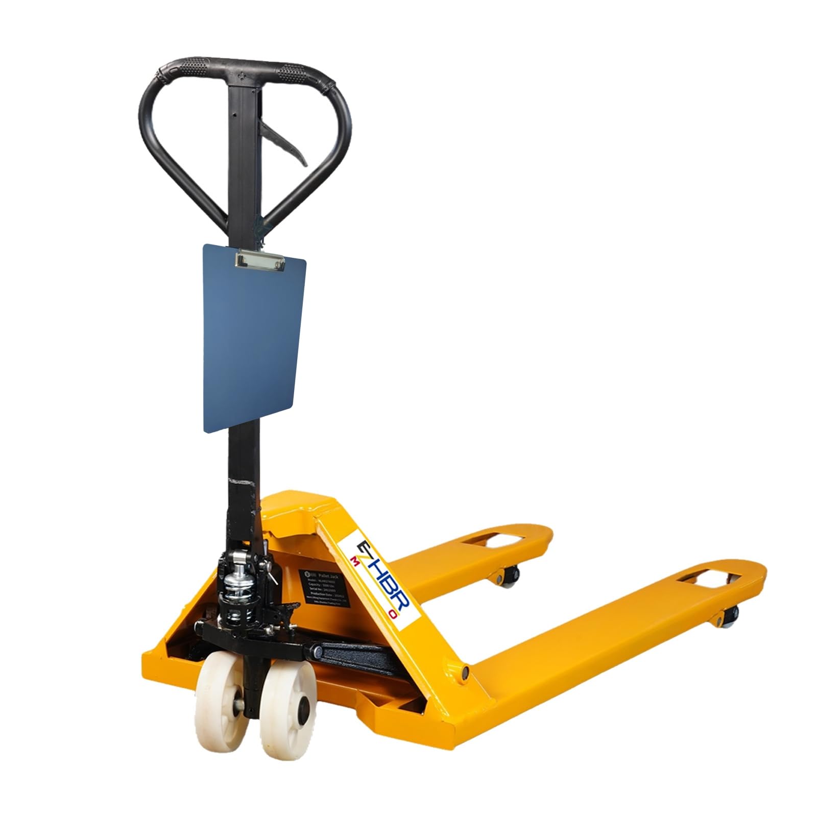 Leak-Proof Pallet Jack, 5500 lbs Load Capacity, Manual Pallet Truck with 48L x 27W Inch Forks for Pallet Moving, Nylon Wheels Suitable for Warehouse, Supermarket, Factory