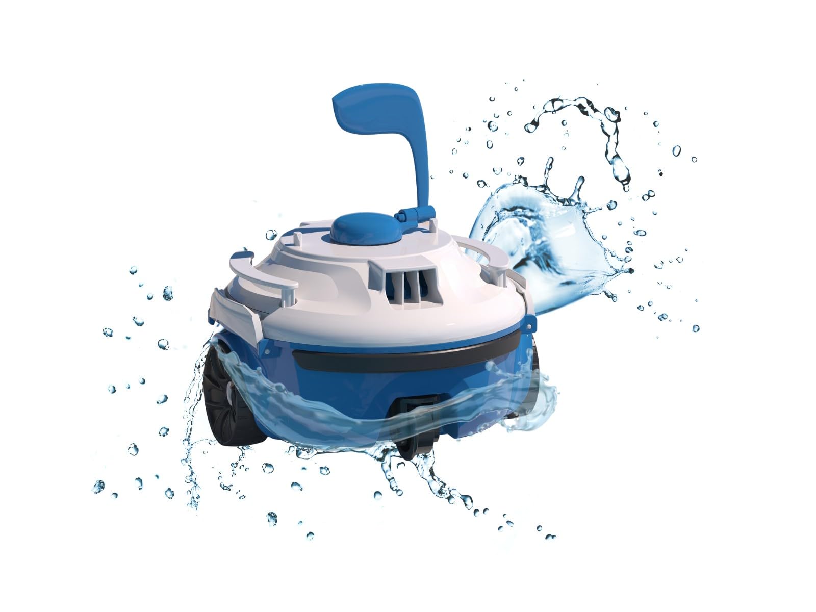 Bestway Robot Piscine Autonome Guppy Bleu - Nettoyage Fond Plat - 10m² Max