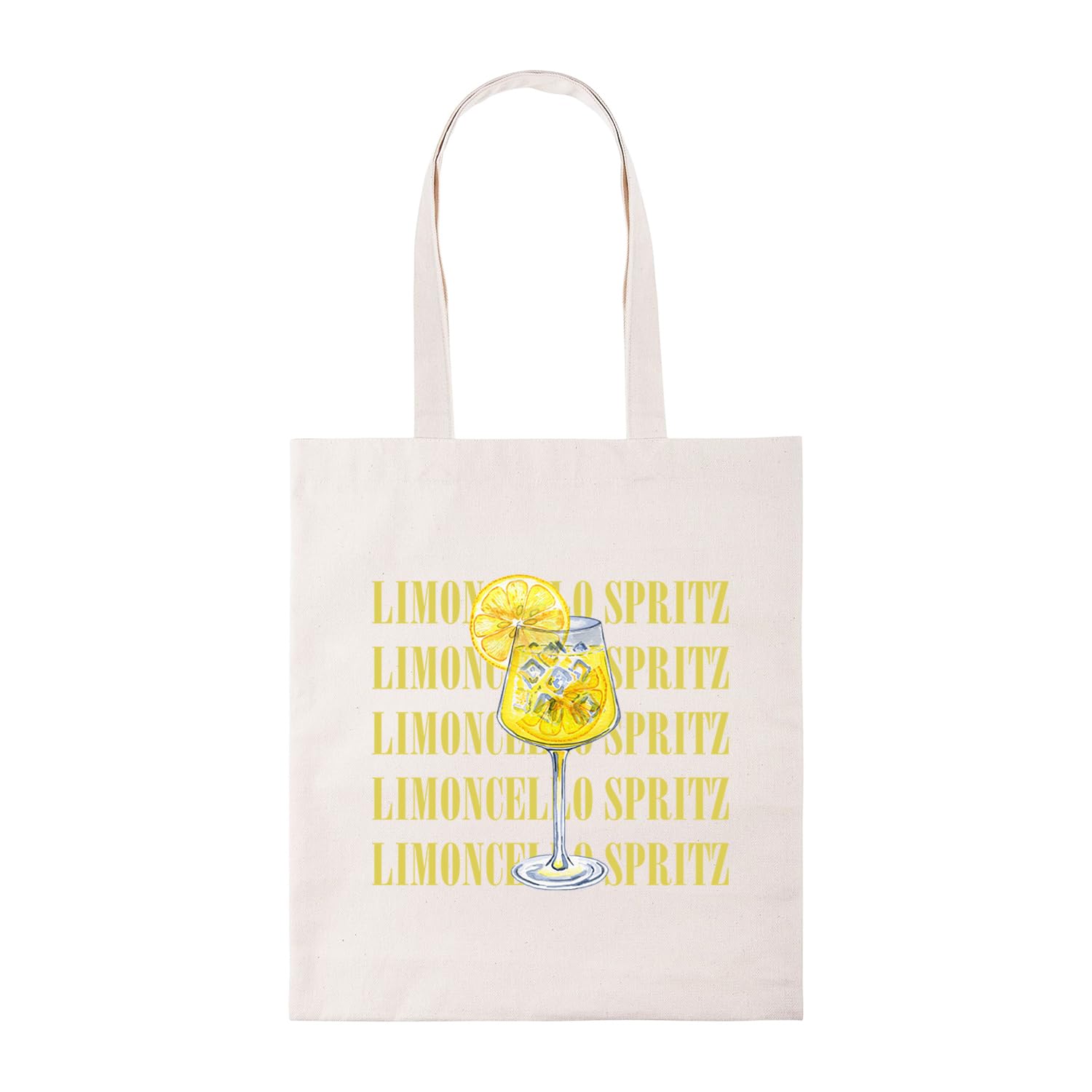 New Spirit Original Limoncello spritz tote bag cotton shopper shopping reusable bags trending trendy cool drink cocktail design iconic