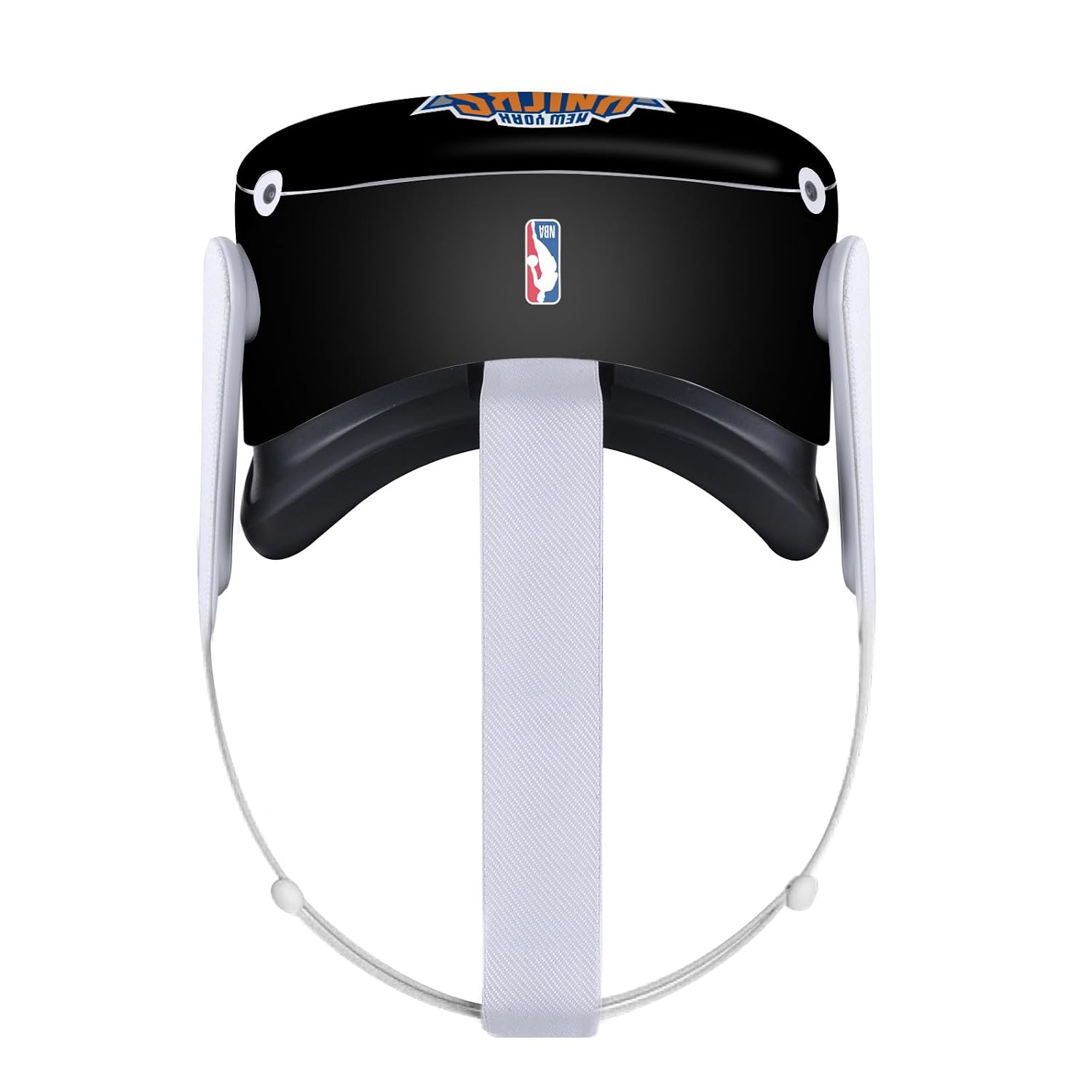 Head Case Designs Officially Licensed NBA Black Design New York Knicks Logo Vinyl Sticker Skin Decal Cover Compatible With Meta Quest 2
