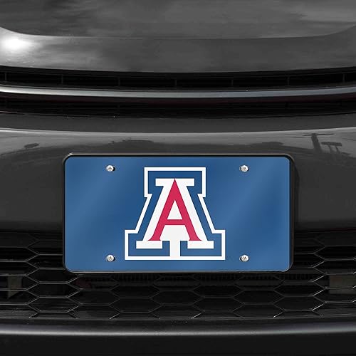 Miniatura 510 de Rico Industries Placa de matrícula de metal con incrustaciones láser de Florida Gators de la NCAA plateado,Alternativo,Negro -,Negro/Plata,Azul,azul