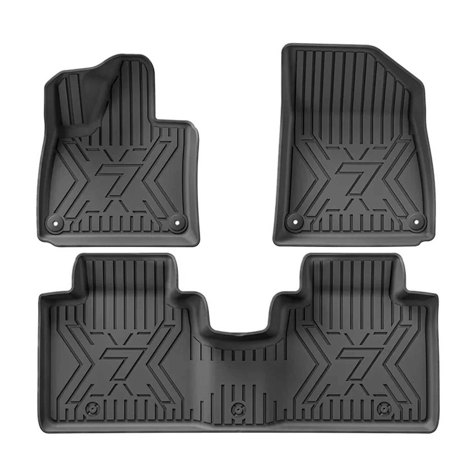 Car Floor Mats Compatible with Zeekr 7X 2024 2025 TPE Foot Pads Trunk Cushion Waterproof Wear-Resistant Internal Car — view 4