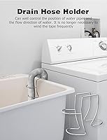 Vista 5 de Soporte de manguera de drenaje de acero inoxidable 304 - Gancho de abrazadera ajustable que se adapta a todas las mangueras