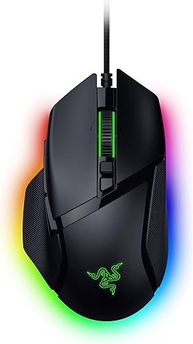 Razer Basilisk V3 35K Ratón ergonómico con cable para juegos: rueda de inclinación HyperScroll - Sensor óptico de 35K DPI Gen 2-13 Controles