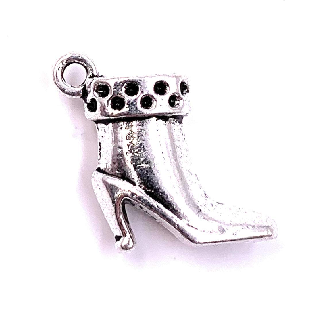 Mini High Heels Anhänger Aus Metall | 17 Mm, Vergoldet | Für Bettelarmband, Kette Oder Reißverschluss – Handgefertigt In Berlin