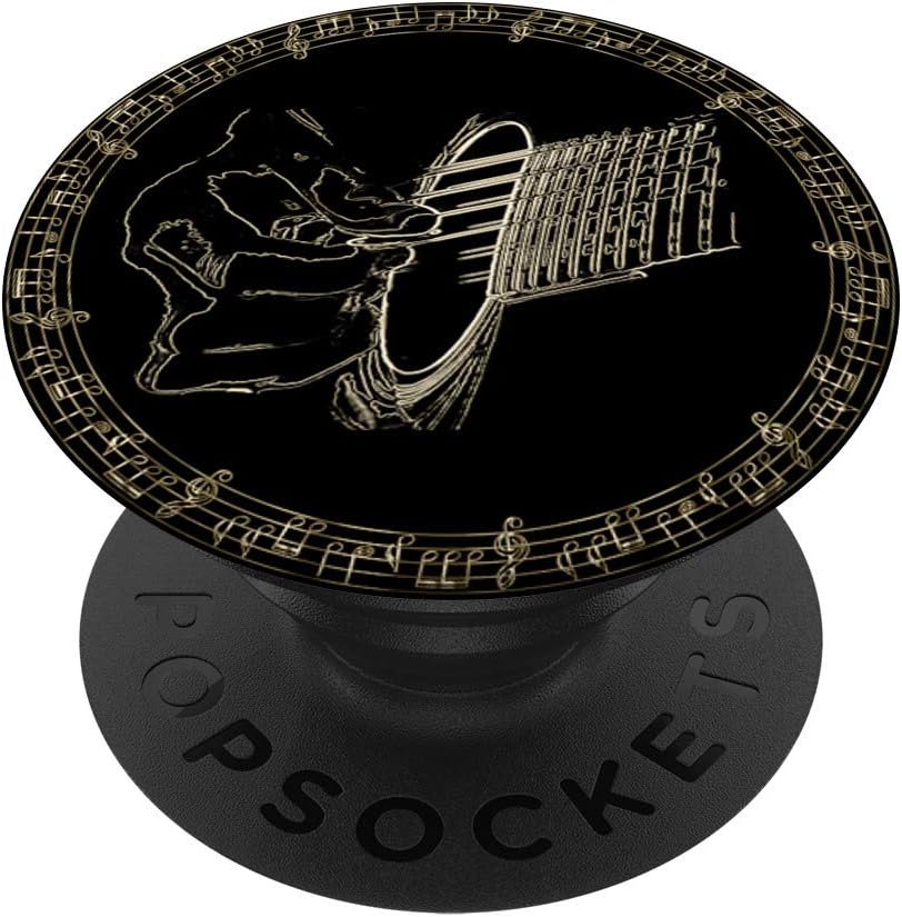 Acoustic Guitar Fingerpicking Music Notes Cell Phones