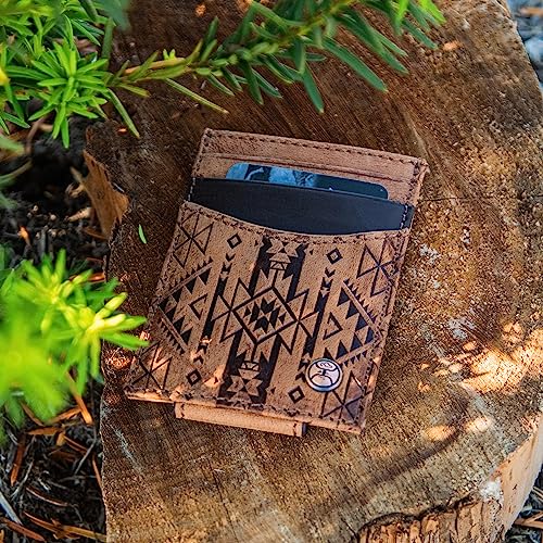 HOOEY Leather Men's Money Clip (Monterey - Brown)4