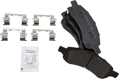 Miniatura 6 de TRQ Kit de pastillas de freno semimetálicas y rotor revestido delantero trasero con líquidos compatibles con GMC Chevy