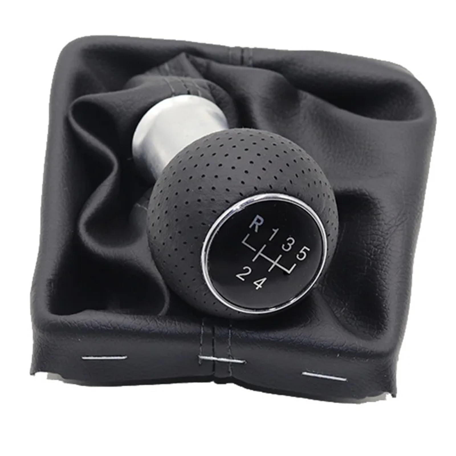 Hsukiho 5 Speed Set Car Shift Knob Cover For For A3 S3 8P For S-Line For Sportback Car Shift Gear Knob Lever Gaitor Boot Cover(5 Speed Set)