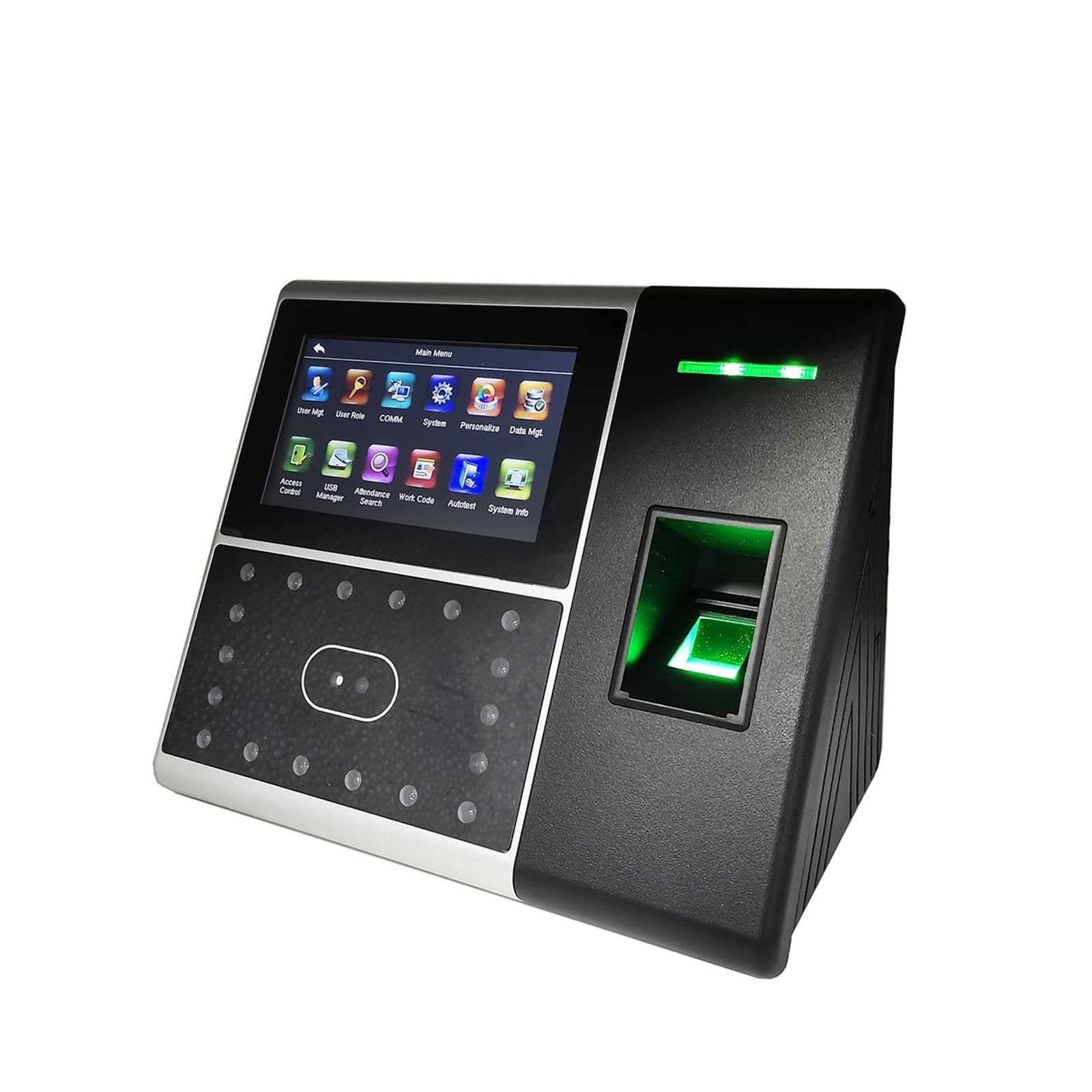 Sistema di Rilevazione Presenze Biometrico Facciale Wi-Fi, Gestione delle Presenze dei Dipendenti Tramite Impronte Digitali, Dispositivo Elettronico per Piccole Imprese,