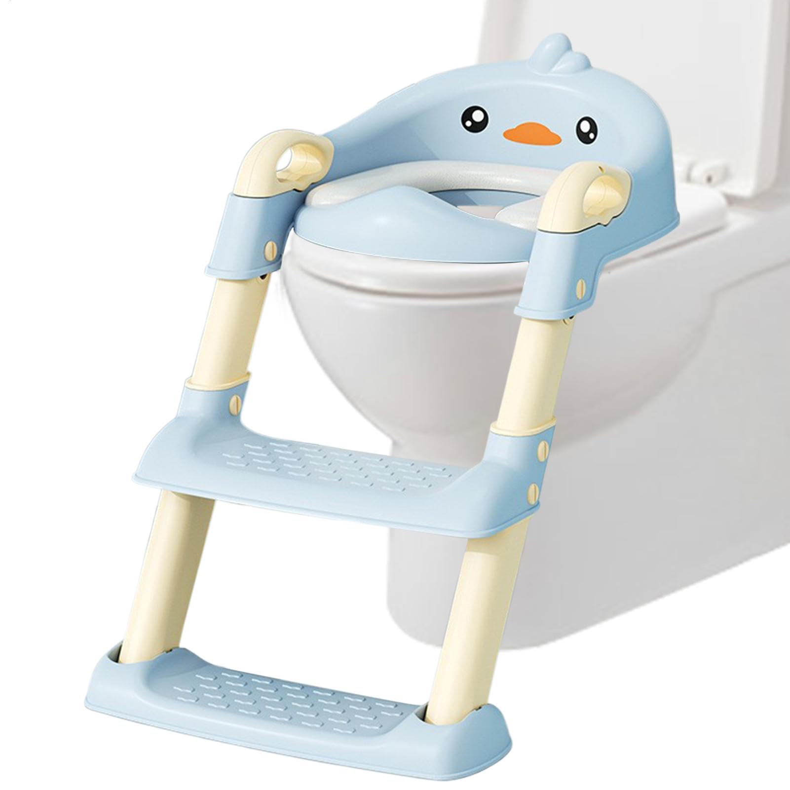 Scaletta WC per Bambini Scaletta Ergonomica Bambini Con Disegni Cartoon | Portatile Per Bambine e Bambini Forniture Addestramento Vasino Confortevole per Piccoli Bagno WC Cartoon