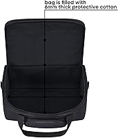 Vista 5 de Funda de transporte portátil para viaje, compatible con Ultimate Ears Hyperboom Altavoz Bluetooth inalámbrico portátil y doméstico (negro)