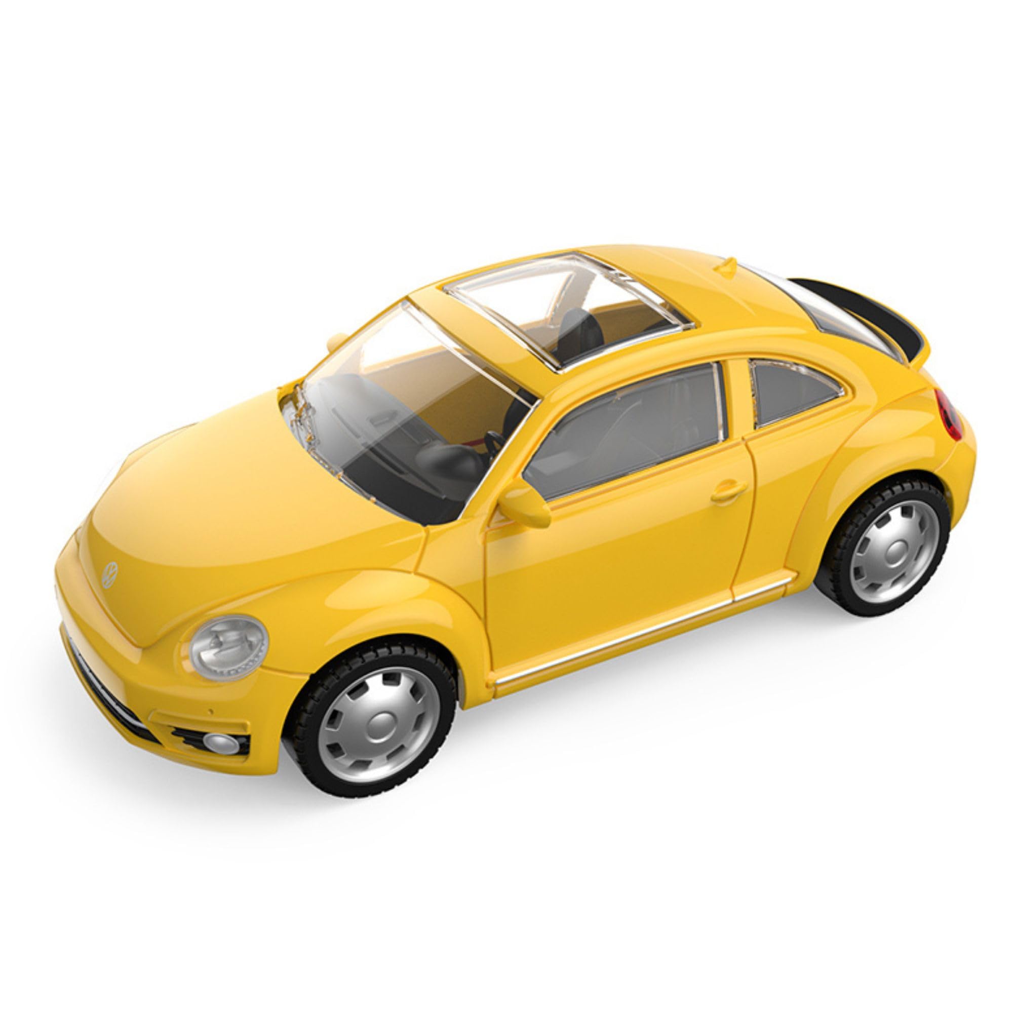 Volkswagen The Beetle イエロー ミニカー 1:43 Volkswagen Beetle 1:43 Scale Die-Cast Model Car - Yellow